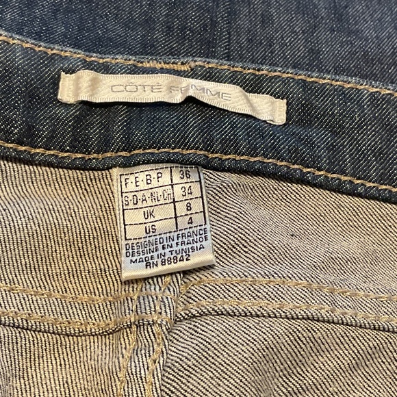 VINTAGE COTE FEMME WOMEN’S JEANS IN Size 6 - Picture 2 of 3